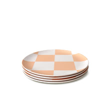 Load image into Gallery viewer, Bamboo Side Plate - Pink Check