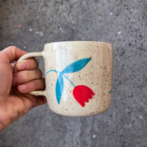 Red Tulips Mug - Holiday Pre-Order