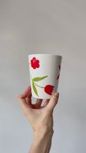 Load and play video in Gallery viewer, Vintage Flowers Tumbler/Travel Cup - Ready to Ship
