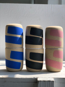 Blue, Peach & Salmon Wave Mugs - Holiday Pre-Order