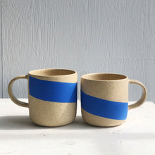 Load image into Gallery viewer, Blue, Peach &amp; Salmon Wave Mugs - Holiday Pre-Order
